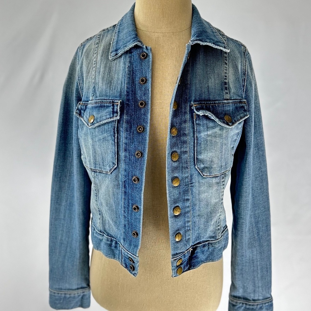 Current Elliot Snap Button Jean Jacket - Size 1